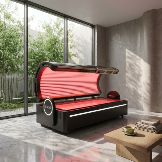 The Renovio R5500 flagship installed in a luxury wellness suite