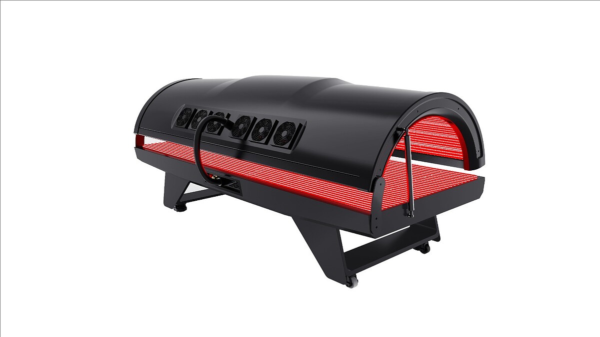 Renovio R2850 — Canopy open — LED array illuminated
