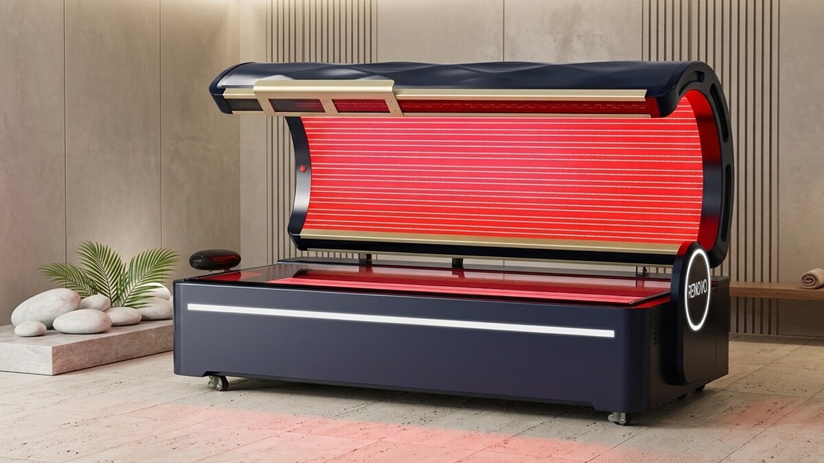 Renovio R5500 — Blue finish — installed in a treatment room